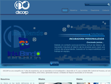 Tablet Screenshot of dscorp.com.mx
